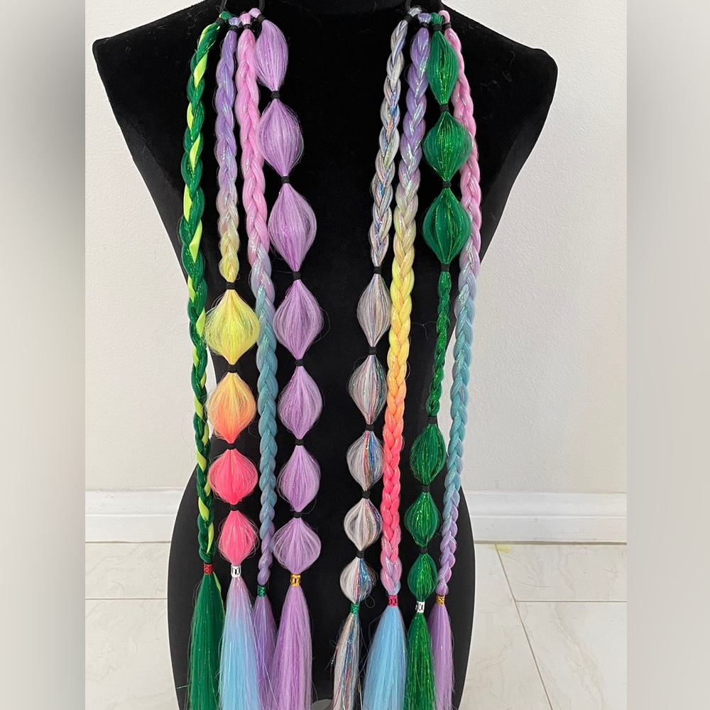 Festival hair braids + outfit